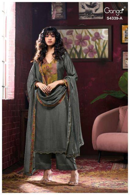 Ganga maven 4339 Bulk dress material suppliers in Kolkata